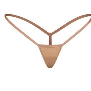 NEW, SKIMS Ochre Nude Fits Everyone Micro String Thong Size 3X New with Tags